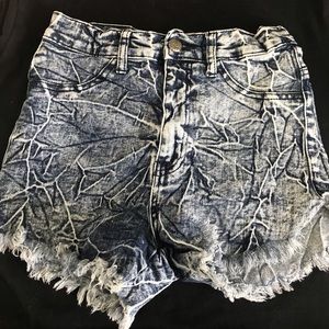 High waisted shorts